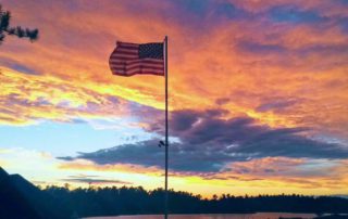 Lake Kabetogama Sunset at Northern Lights Resort Voyageurs National Park Minnesota