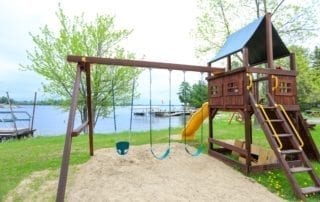 Lakeside playground.