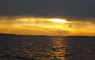 Sunset on Lake kabetogama